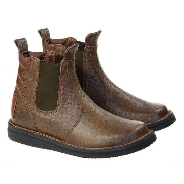 Courteney Nduna in Brown Buffalo Leather