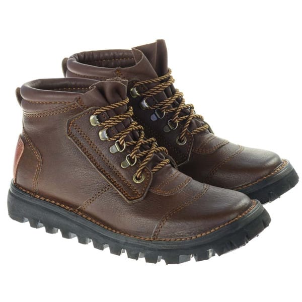 Courteney Safari in Dark Brown Cowhide Leather