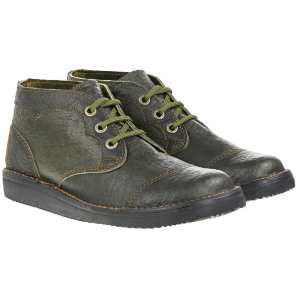 Courteney Voortrekker in Olive Kudu Leather